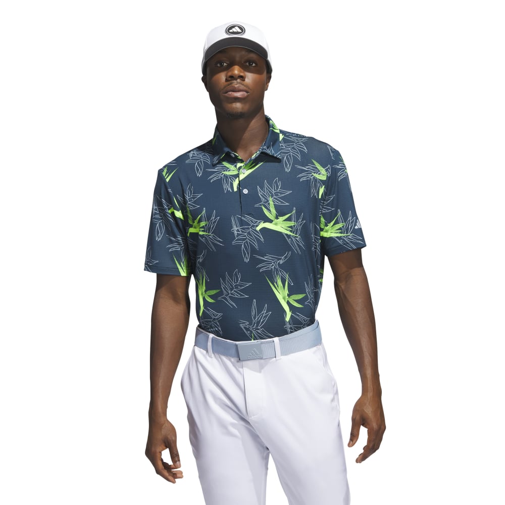 adidas Mens Oasis Mesh Golf Polo Shirt